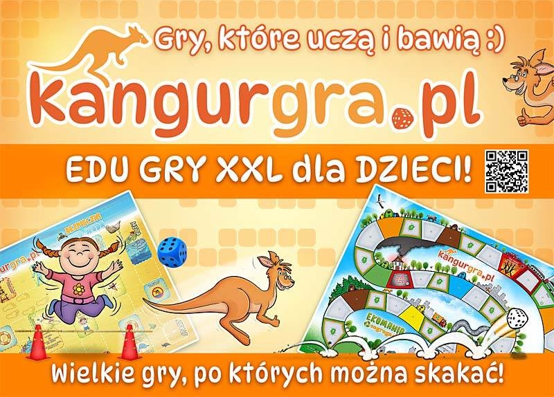 MEGA GRY XXL dla DZIECI do skakania wielki format - KangurGra.pl